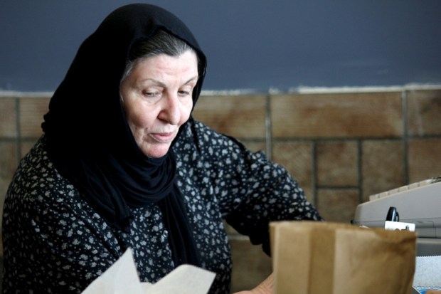 Laila Maali owns Grape Vine in Orland Park, Ill. She's part of the region's large Palestinian diaspora.